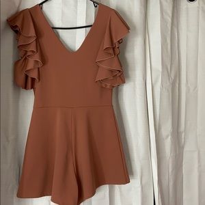 Blush one piece romper